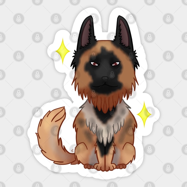 Belgian Shepherd Tervueren Sticker by LemonFur